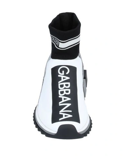 Dolce & Gabbana 30mm Sorrento Logo Sock Sneakers In White