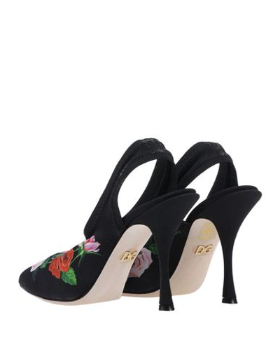 Shop Dolce & Gabbana Woman Pumps Black Size 6 Textile Fibers