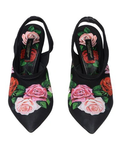 Shop Dolce & Gabbana Woman Pumps Black Size 5.5 Textile Fibers