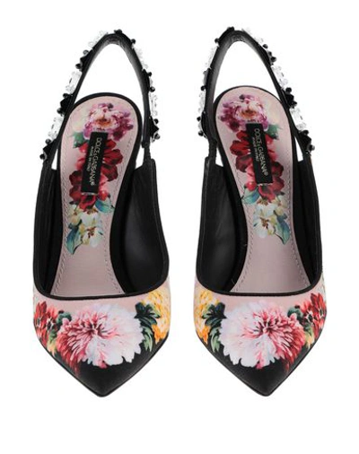Shop Dolce & Gabbana Woman Pumps Pink Size 7.5 Textile Fibers