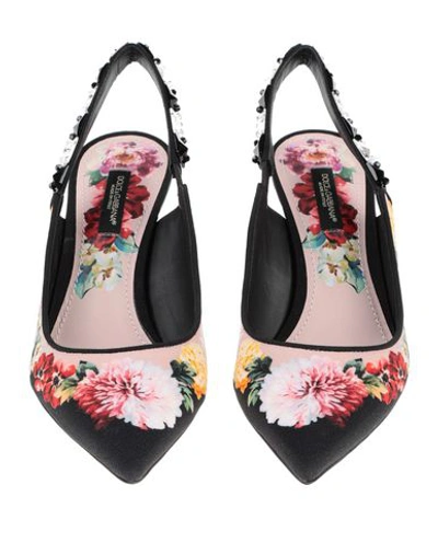 Shop Dolce & Gabbana Woman Pumps Pink Size 5.5 Textile Fibers