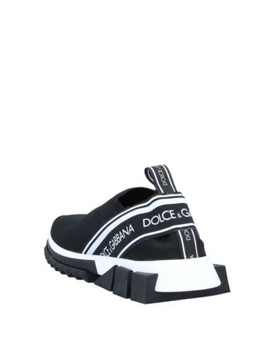 Shop Dolce & Gabbana Woman Sneakers Black Size 4 Polyester, Viscose, Polyamide, Elastane