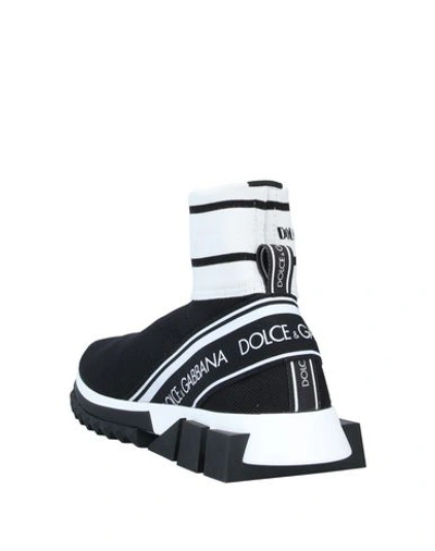 Shop Dolce & Gabbana Woman Sneakers Black Size 5 Synthetic Fibers, Cotton, Silk