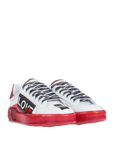 Dolce & Gabbana Sneakers In Red