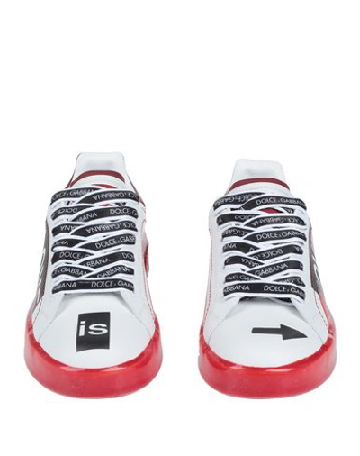 Dolce & Gabbana Sneakers In Red