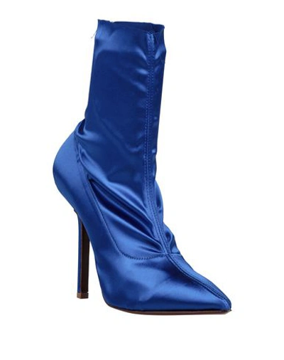 Shop Vetements Ankle Boots In Blue