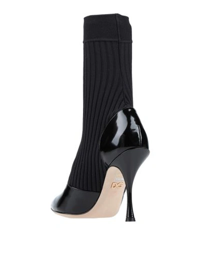 Dolce & Gabbana Lori Knitted Boots And Color Paint Black In Black