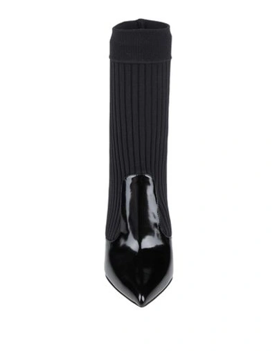 Dolce & Gabbana Lori Knitted Boots And Color Paint Black In Black