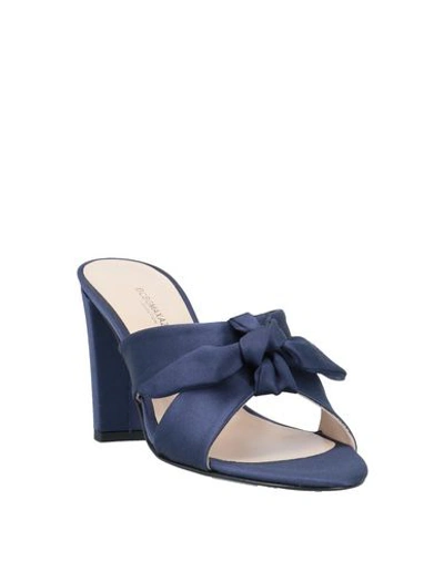 Shop Bcbgmaxazria Sandals In Dark Blue