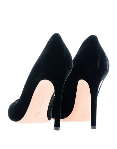 Gianvito Rossi Woman Pumps Black Size 12 Textile Fibers In Black