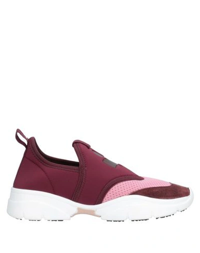 Shop Isabel Marant Sneakers In Maroon