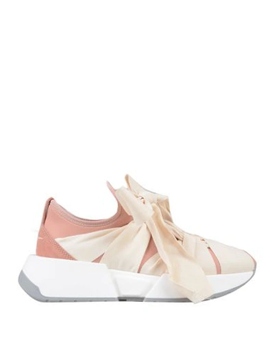 Shop Mm6 Maison Margiela Sneakers In Pastel Pink