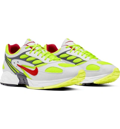 Shop Nike Air Ghost Racer Sneaker In White/ Atom Red/ Yellow