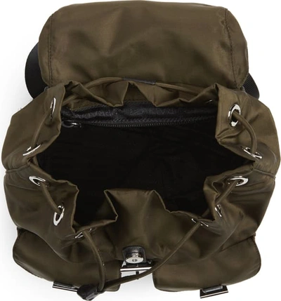 Shop Prada Medium Nylon Backpack In Mimetico