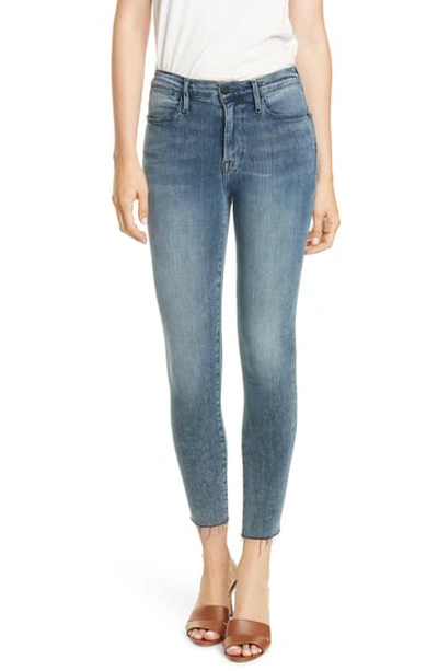 Shop Frame Le High Ankle Skinny Jeans In Beat