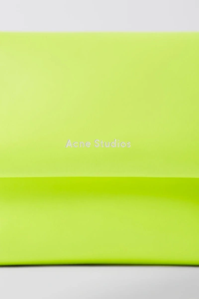 Shop Acne Studios Mini Purse Fluo Yellow