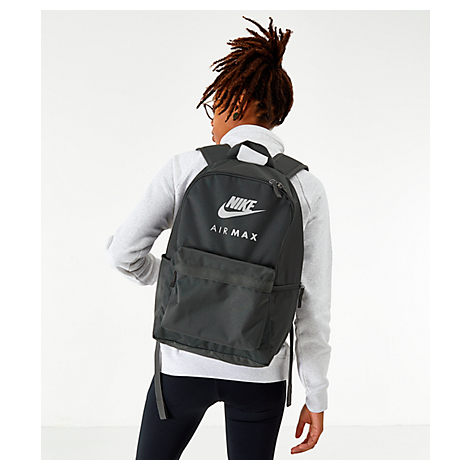 nike heritage air max backpack in black