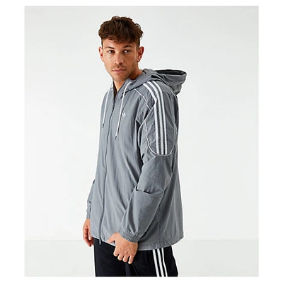Shop Adidas Originals Adidas Men's Originals Radkin Windbreaker Jacket In Grey