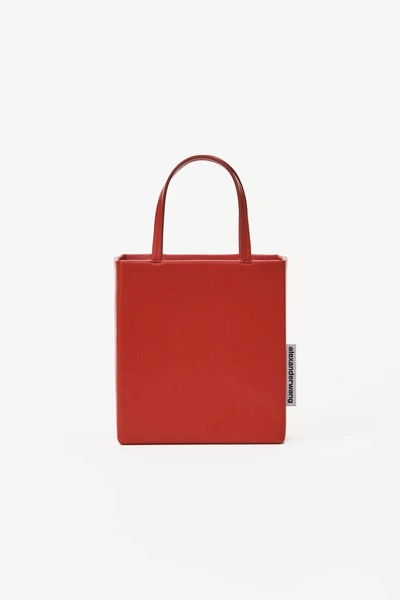 Shop Alexander Wang She.e.o Mini Crossbody Shopper In Red