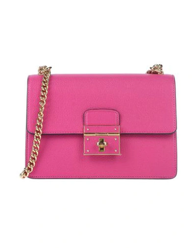 Shop Dolce & Gabbana Cross-body Bags In Fuchsia