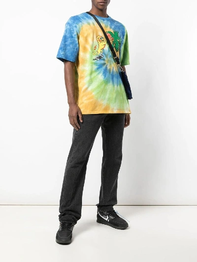 Shop Just Don Lion Basketball Tie Dye T-shirt In Multicolor