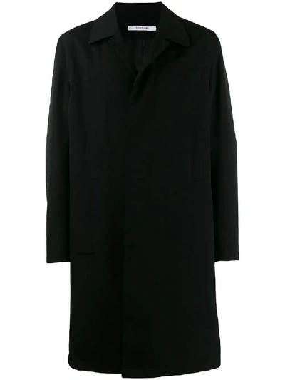 Shop Givenchy Back Logo Overcoat