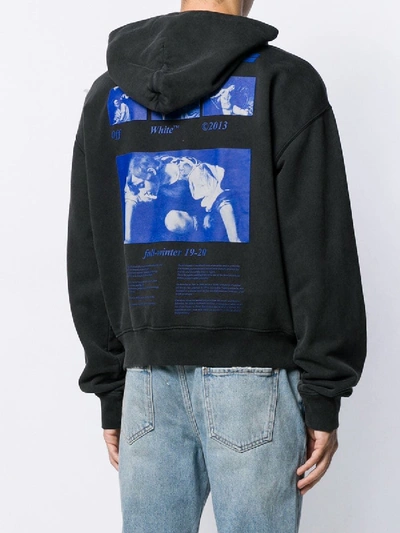 Shop Off-white Hardcore Caravagg Over Hoodie Black