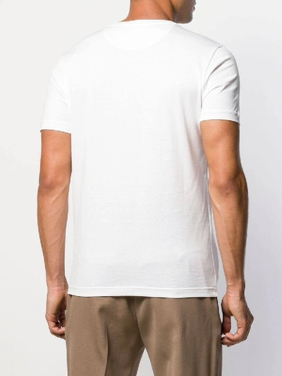 Shop Fendi Karl Kollage T-shirt In White