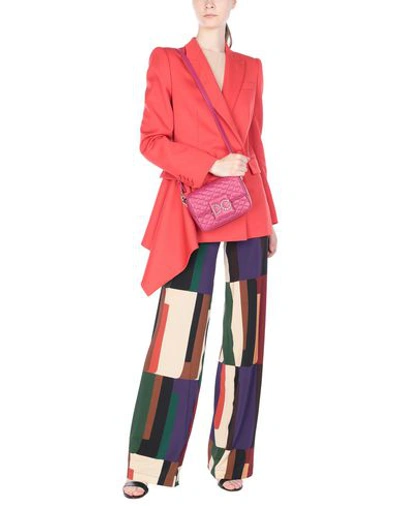 Shop Dolce & Gabbana Cross-body Bags In Fuchsia