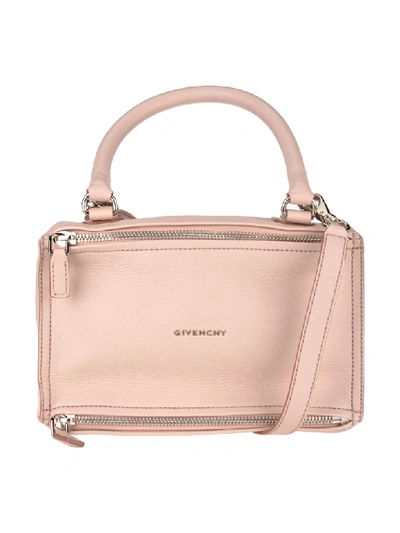 Shop Givenchy Pandora Shoulder Bag In Pale Pink