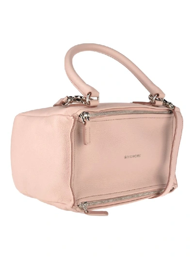 Shop Givenchy Pandora Shoulder Bag In Pale Pink
