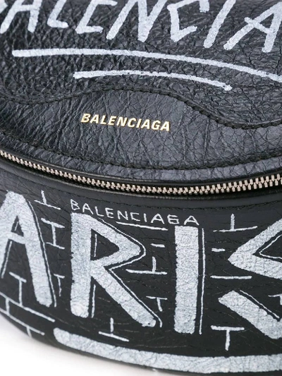 Shop Balenciaga Souvenir Graffiti Belt Bag