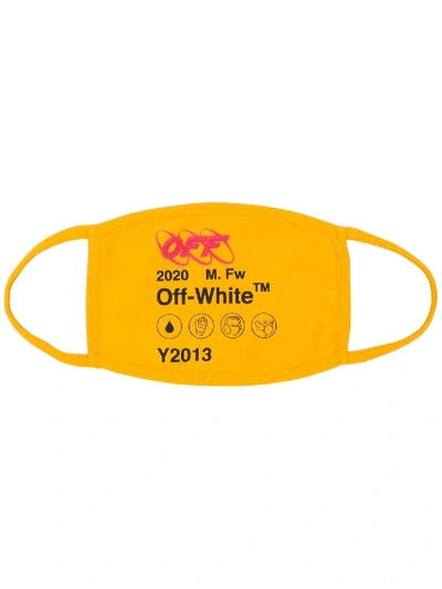 Shop Off-white Yellow Industrial Y013 Mask