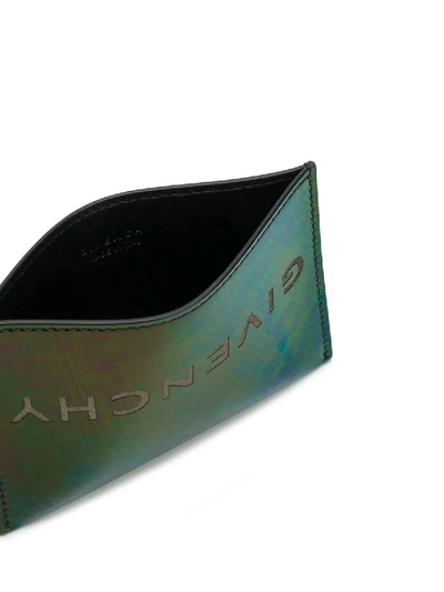 Shop Givenchy Upside Down Iridescent Card Holder