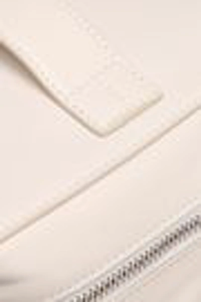 Shop Jil Sander Woman Leather Cosmetics Case Off-white