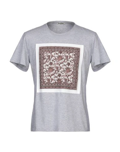 Shop Roda T-shirts In Light Grey