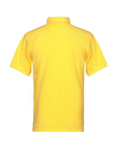 Shop Fedeli Polo Shirt In Yellow