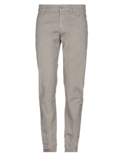 Shop Siviglia Pants In Dove Grey