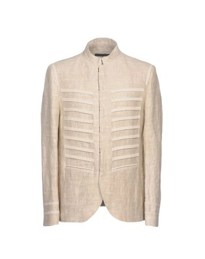 Shop John Varvatos Blazer In Beige