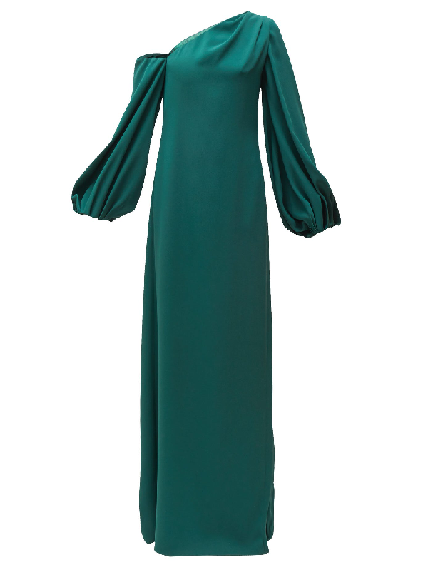 silk crepe gown