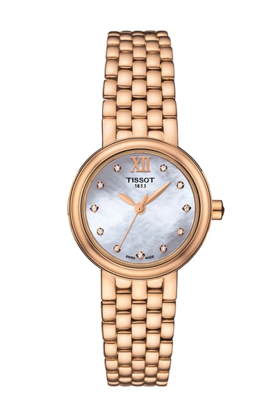 Shop Tissot Women's Crinoline Diamond Mesh Bracelet Watch, 23.6mm - 0.0250 Ctw