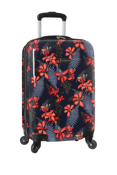 Shop Tommy Bahama Michelada 20" Floral Hardside Spinner In Iris Print