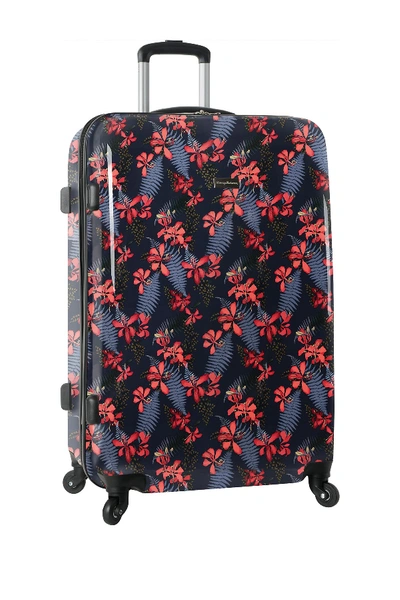 Shop Tommy Bahama Michelada 28" Hardside Spinner Suitcase In Iris Print