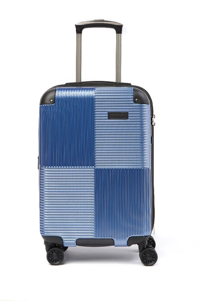 Shop Kenneth Cole Lexington Ave 8-wheel 20" Spinner Suitcase In Ice Blue