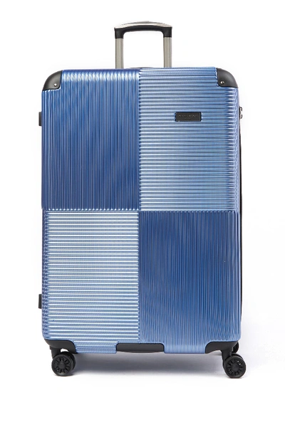 Shop Kenneth Cole Lexington Ave 8-wheel 28" Spinner Suitcase In Ice Blue
