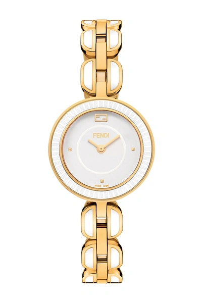 Shop Fendi Women's  My Way Swiss Quartz Two-tone Bracelet Watch, 28mm In Two Tone