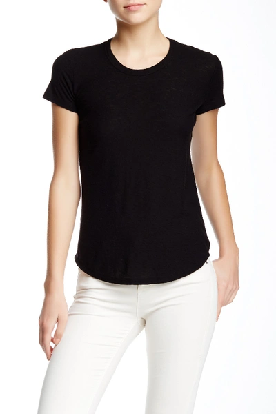 Shop James Perse Crewneck Tee In Black