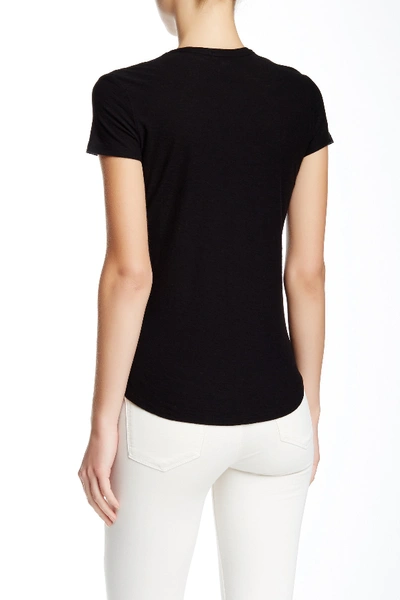 Shop James Perse Crewneck Tee In Black