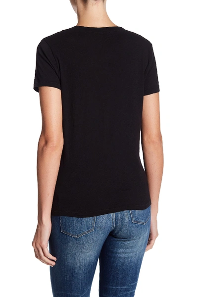 Shop Madewell Cotton Pocket T-shirt In True Black