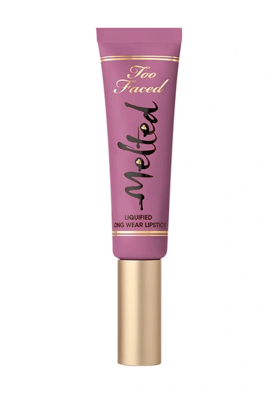 Shop Too Faced Melted Liquified Long Wear Lipstick - Melted Fig In Mauve